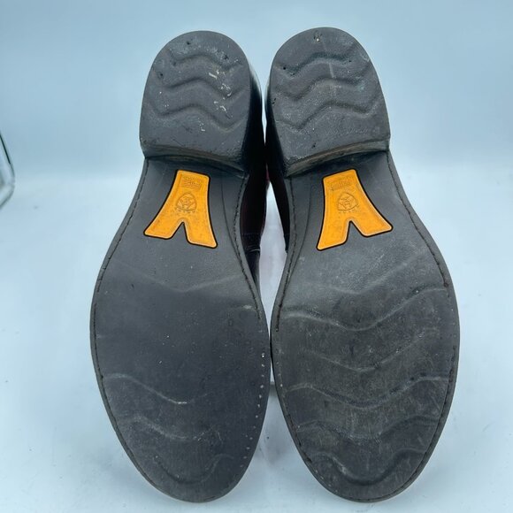 Ariat Men Size 10.5EE 34879 Brown Red Leather Cowboy Mid Calf Western Boot - Picture 8 of 14